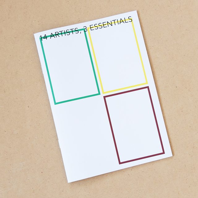14 ARTISTS, 3 ESSENTIALS